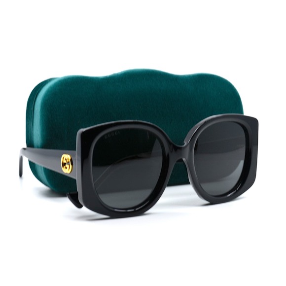 NEW GUCCI GG1257S 001 BLACK GREY AUTHENTIC SUNGLASSES - Picture 10 of 16